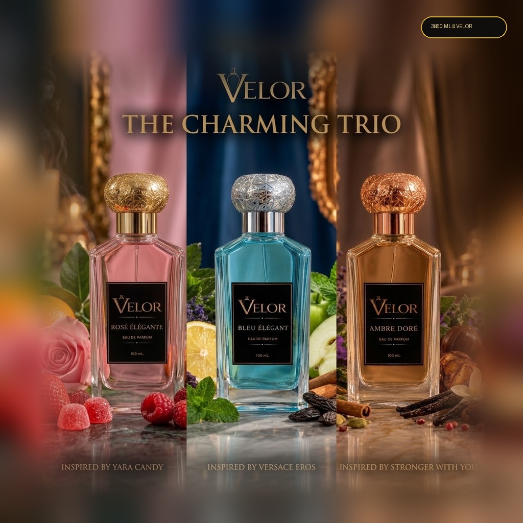 The Charming Trio — ثلاثية السحر والجاذبية — 50 ملل للعبوات الثلاث