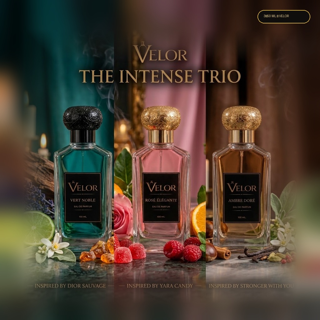 The Intense Trio — ثلاثية القوة والتباين — 50 ملل للعبوات الثلاث