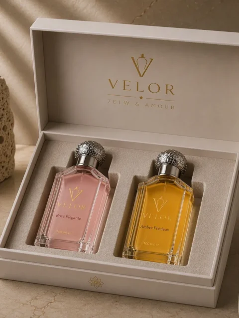 طقم عطور فاخرة من فيلور